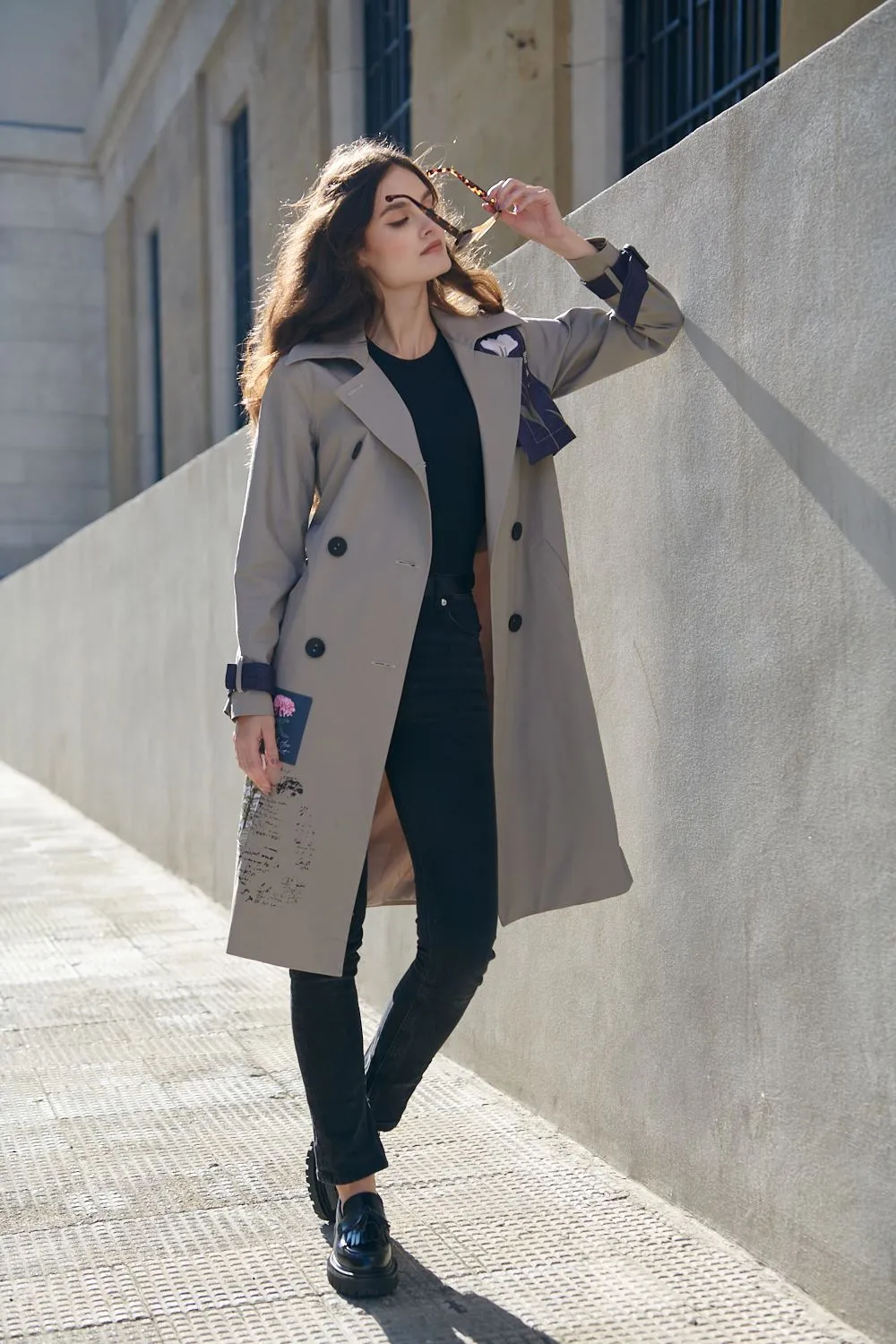 Blossom Trail classic trench